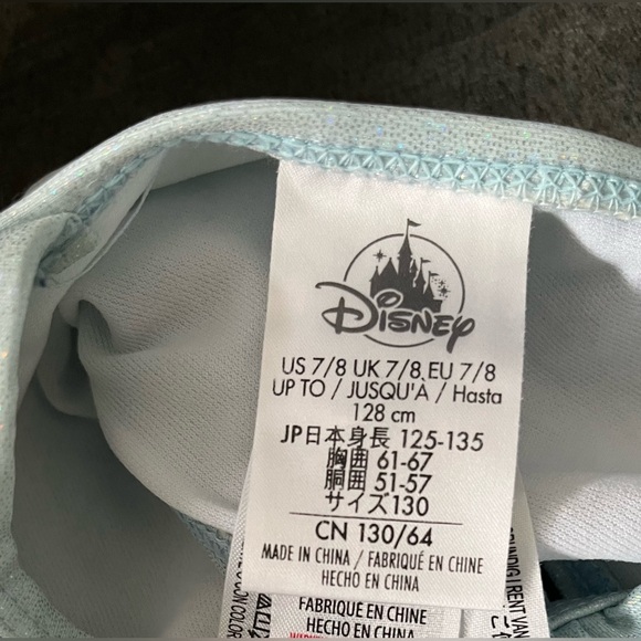 Swimsuit Disney Girls Elsa & Anna Bikini, Size 7/8 - Picture 5 of 5